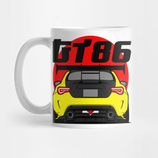 Tuned GT86 Rear Yellow Mug